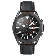 For Samsung Galaxy Watch 3 41mm Smart Watch Rhombus Texture Bezel Ring(Black) - Watch Cases by ENKAY