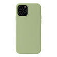 For iPhone 13 Solid Color Liquid Silicone Shockproof Protective Case(Matcha Green) - iPhone 13 Cases by PMC TechLife | Online Shopping South Africa | PMC TechLife