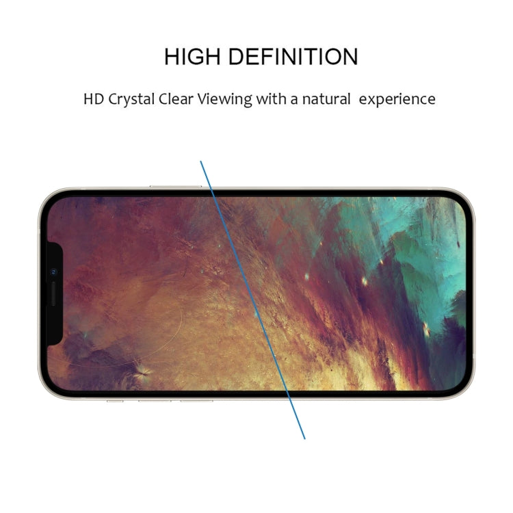 For iPhone 13 Pro Max Full Glue Full Screen Tempered Glass Film