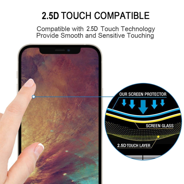 For iPhone 13 Pro Max Full Glue Full Screen Tempered Glass Film