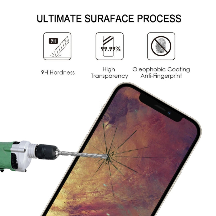 For iPhone 13 Pro Max Full Glue Full Screen Tempered Glass Film
