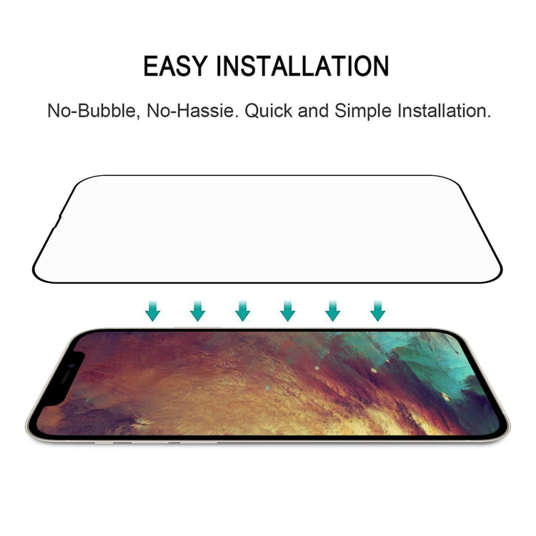 For iPhone 13 Pro Max Full Glue Full Screen Tempered Glass Film
