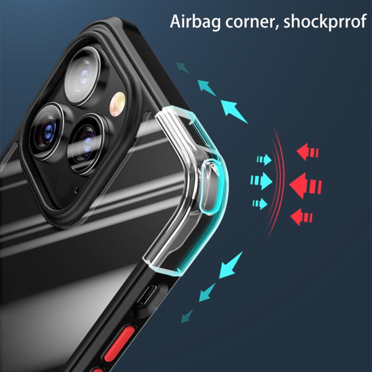 For iPhone 13 Pro Max Dawn Series Airbag Shockproof TPU+PC Case (Red)
