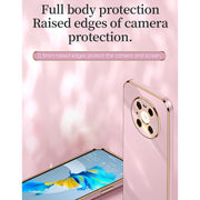 For Huawei Mate 40 Pro XINLI Straight Edge 6D Electroplate TPU Phone Case(Celestial Blue)
