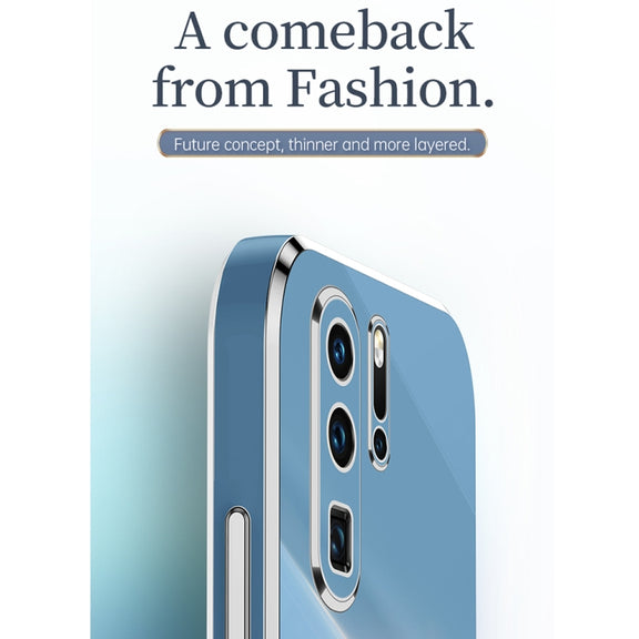 For Huawei P30 Pro XINLI Straight Edge 6D Electroplate TPU Phone Case(Mint Green)