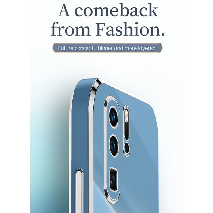 For Huawei P30 Pro XINLI Straight Edge 6D Electroplate TPU Phone Case(Mint Green)