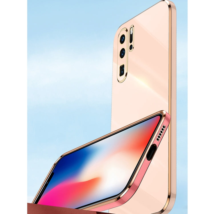 For Huawei P30 Pro XINLI Straight Edge 6D Electroplate TPU Phone Case(Mint Green)