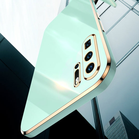 For Huawei P30 Pro XINLI Straight Edge 6D Electroplate TPU Phone Case(Mint Green)