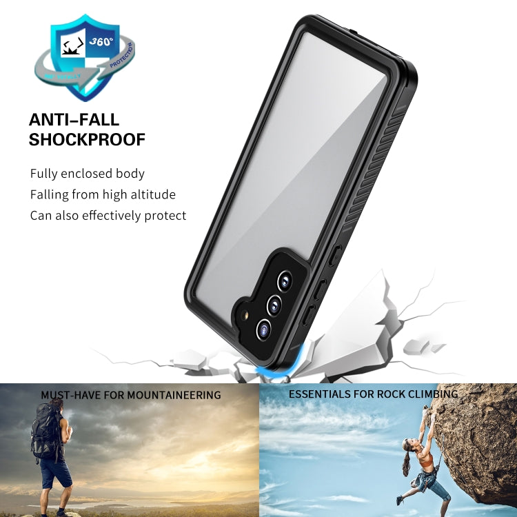 For Samsung Galaxy S21 FE RedPepper Shockproof IP68 Water-resistant PC + TPU Protective Case(Black)