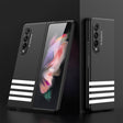 For Samsung Galaxy Z Fold3 5G GKK Ultra-thin Full Coverage Painted Protective Case(Four Bars Black) - Galaxy Phone Cases by GKK | Online Shopping South Africa | PMC TechLife | Buy Now Pay Later Mobicred