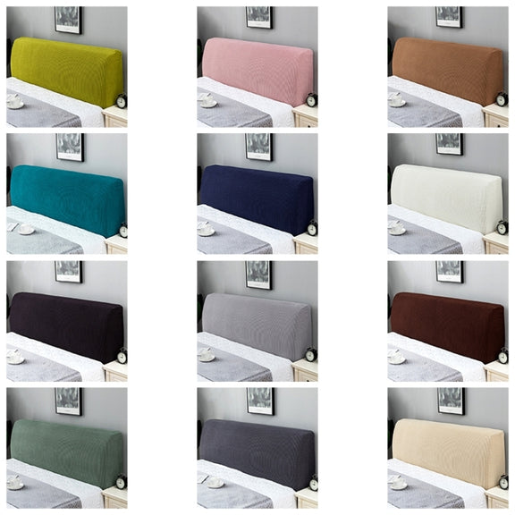 Polar Fleece Elastic Full Covered Headboard Dust Cover, Size:220cm(Green)
