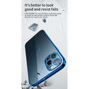 For iPhone 13 Pro SULADA Elastic Silicone Edge Frame + TPU All-inclusive Anti-fall Case (Black)