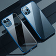For iPhone 13 Pro Max SULADA Elastic Silicone Edge Frame + TPU All-inclusive Anti-fall Case (Blue) - iPhone 13 Pro Max Cases by SULADA | Online Shopping South Africa | PMC TechLife | Buy Now Pay Later Mobicred