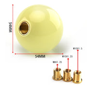 SK-1042 Universal Car Round Luminous Shift Knob with Adapters(Red)