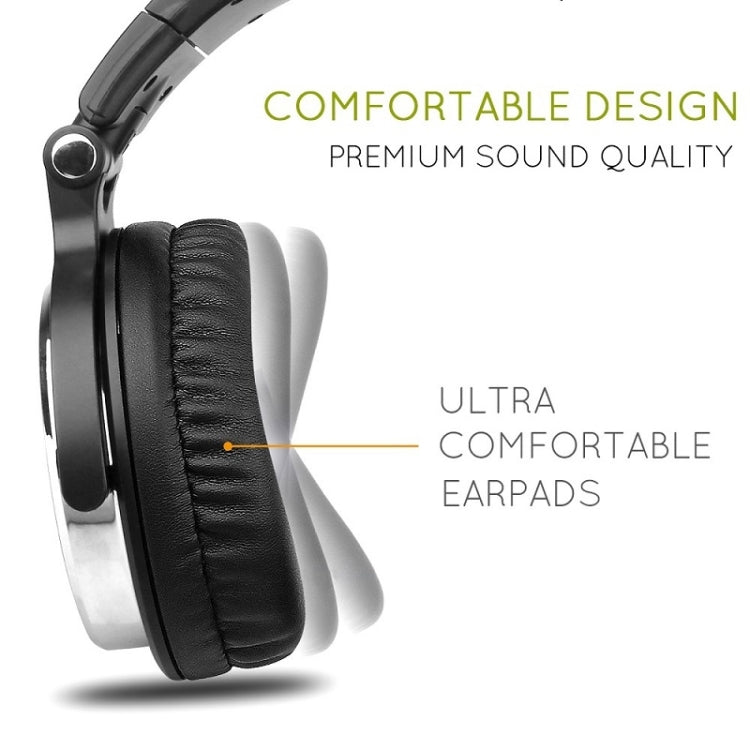 OneOdio Pro-10 Head-mounted Noise Reduction Wired Headphone with Microphone, Color:Rose Gold