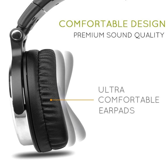 OneOdio Pro-10 Head-mounted Noise Reduction Wired Headphone with Microphone, Color:Rose Gold