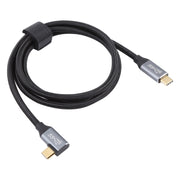 USB-C / Type-C Male to USB-C / Type-C Elbow Transmission Data Cable, Cable Length:3m