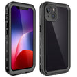 For iPhone 13 RedPepper Transparent Dot Shockproof Waterproof PC + TPU Protective Case(Black) - free shipping - PMC TechLife - Order now!