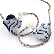 KZ ZS10 Pro 10-unit Ring Iron Gaming In-ear Wired Earphone, Mic Version(Streamer Blue)