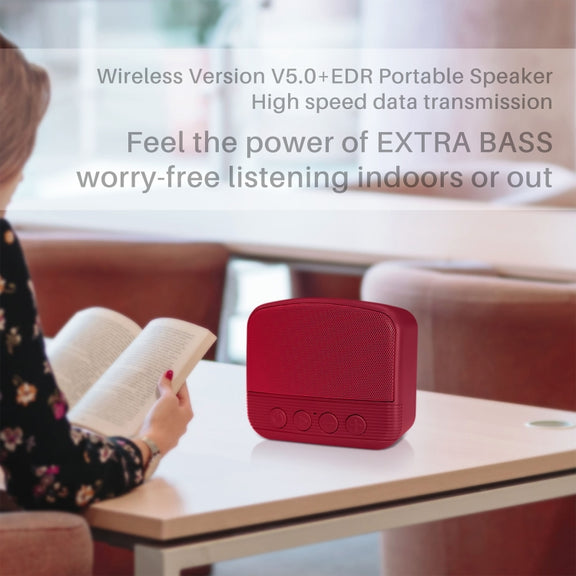 New Rixing NR-101 Mini TWS Bluetooth Speaker(Black)