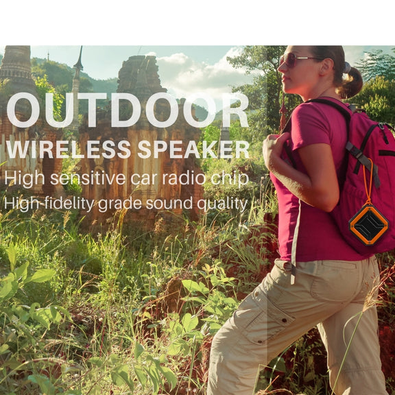 New Rixing NR-103 Mini TWS Bluetooth Speaker with Lanyard(Blue)