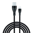ADC-001 3A USB to 8 Pin Weave Fast Charging Data Cable, Length:1m(Black) - Normal Style Cable by PMC TechLife | Online Shopping South Africa | PMC TechLife