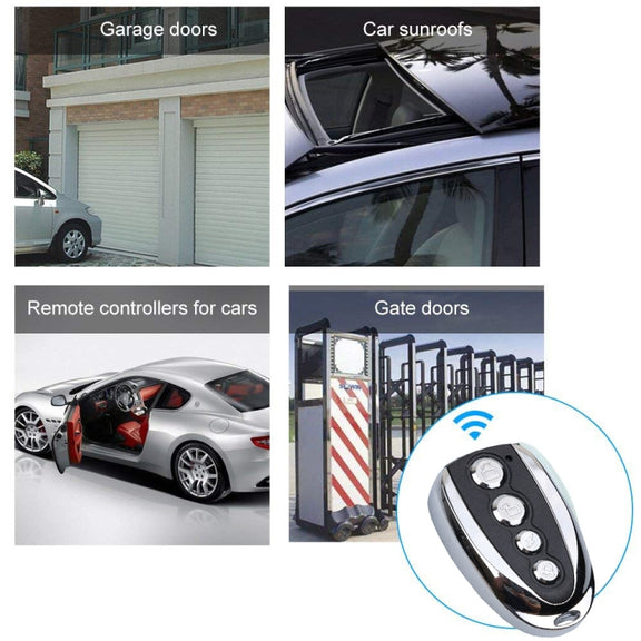 K18 Universal U-shaped Copy Electric Rolling Shutter Door Gate Garage Remote Controller, Frequency:315MHZ
