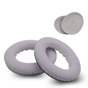 For BOSE QC35 Imitation Leather Soft Headphone Earmuff Jacket with LR Cotton, One Pair(Bright White)