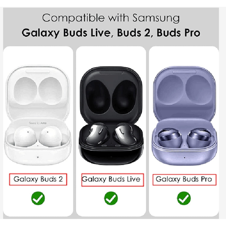 For Samsung Galaxy Buds Live / Buds 2 / Buds Pro / Buds 2 Pro Thunder Battlegear Anti-fall Earphones Protective Case with Switch (Gold)