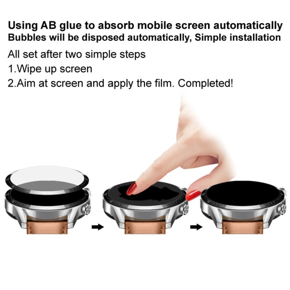 For Mibro Lite IMAK Plexiglass HD Watch Protective Film