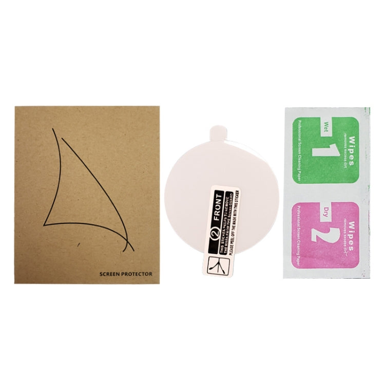 D37mm 10 PCS TPU Round HD Soft Hydrogel Film Watch Screen Protector
