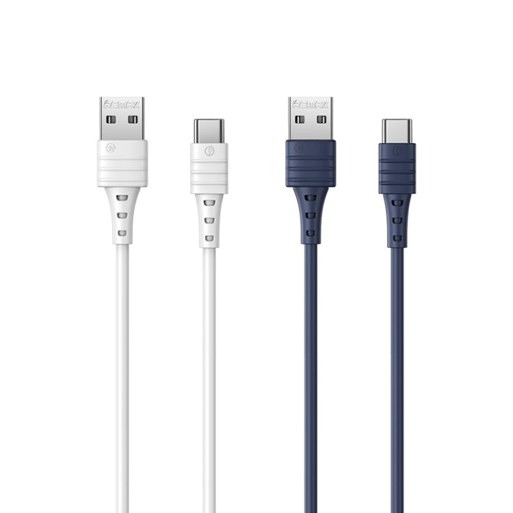 REMAX RC-179a 2.4A Type-C / USB-C High Elastic TPE Fast Charging Data Cable, Length: 1m(Blue)