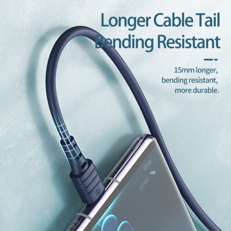 REMAX RC-179m  2.4A Micro USB High Elastic TPE Fast Charging Data Cable, Length: 1m(White)