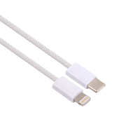 12W PD USB-C / Type-C to 8 Pin Data Cable, Cable Length: 1m(White)