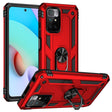 For Xiaomi Redmi 10 Shockproof TPU + PC Phone Case with 360 Degree Rotating Holder(Red) - free shipping - PMC TechLife - Order now!