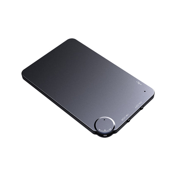 K2 Portable Ultra-thin Card Voice Recorder, Capacity:4GB(Black)