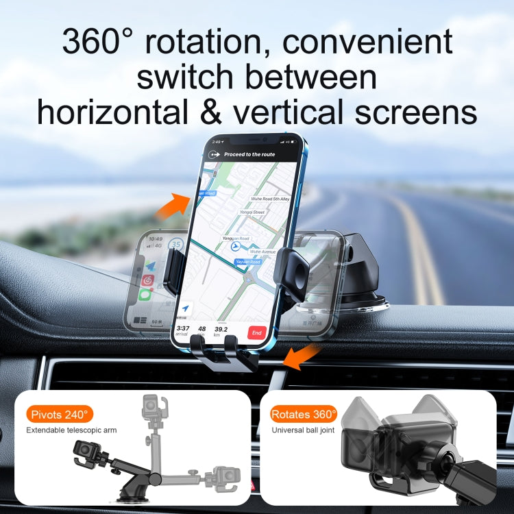 JOYROOM JR-ZS283 Dash Board Car Phone Holder(Black)