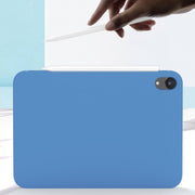 For iPad mini 2024 / mini 6 Mutural Silicone Microfiber Tablet Case(Midnight Blue)