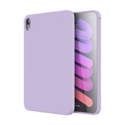 For iPad mini 2024 / mini 6 Mutural Silicone Microfiber Tablet Case(Lavender)