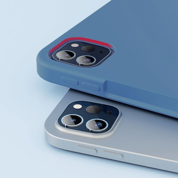 For iPad Pro 11 inch 2022 / 2021 / 2020 Mutural Silicone Microfiber Tablet Case(Lavender)