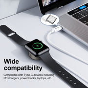 JOYROOM S-IW004 Type-C / USB-C to 8 Pin Magnetic Charging Cable, Length: 1.2m(White)