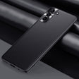 For Samsung Galaxy S22 5G Plain Skin Leather Phone Case(Black) - free shipping - PMC TechLife - Order now!