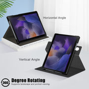 For Samsung Galaxy Tab A8 2022 SM-X200 360 Degrees Rotation Leather Tablet Case(Black)