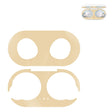 For Galaxy Buds Wireless Bluetooth Earphone Metal Protective Sticker(Gold) - Protective Sticker by PMC TechLife | Online Shopping South Africa | PMC TechLife