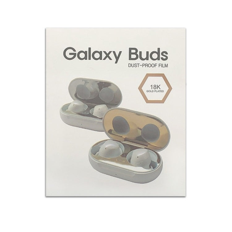 For Galaxy Buds Wireless Bluetooth Earphone Metal Protective Sticker(Red)