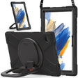 For Samsung Galaxy Tab A8 10.5 2021 Silicone + PC Tablet Case(Black + Black) - free shipping - PMC TechLife - Order now!