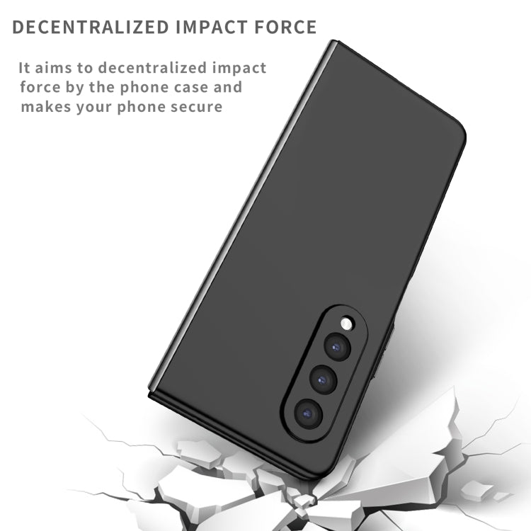 For Samsung Galaxy Z Fold3 5G Armor Foldable Phone Case(Black)