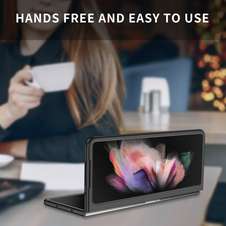 For Samsung Galaxy Z Fold3 5G Armor Foldable Phone Case(Black)