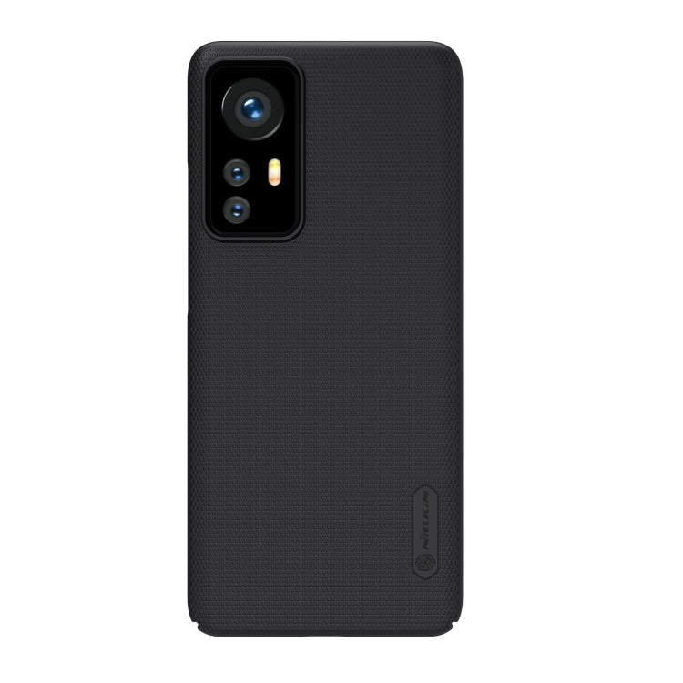 For Xiaomi 12 / 12X NILLKIN Frosted PC Phone Case(Black)
