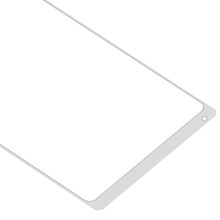Front Screen Outer Glass Lens with OCA Optically Clear Adhesive for Xiaomi Mi Mix 2S(White)